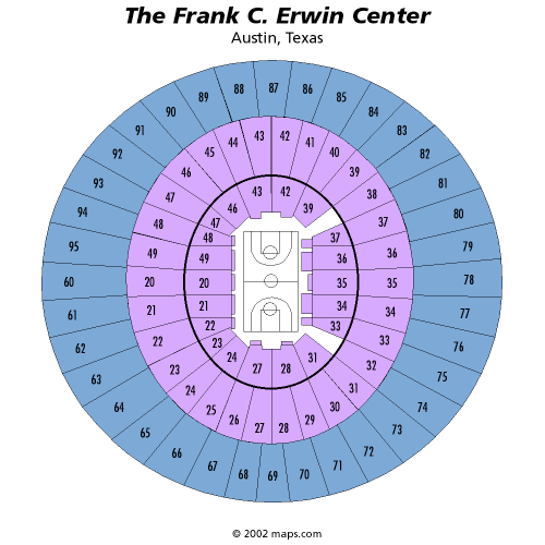 Texas Basketball Seating Chart